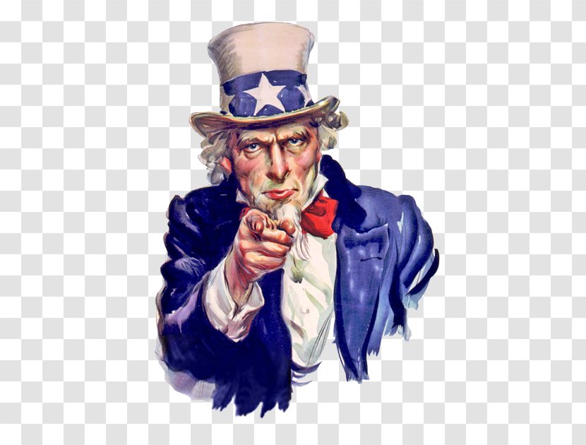 James Montgomery Flagg Uncle Sam United States Poster - We Need You Transparent PNG
