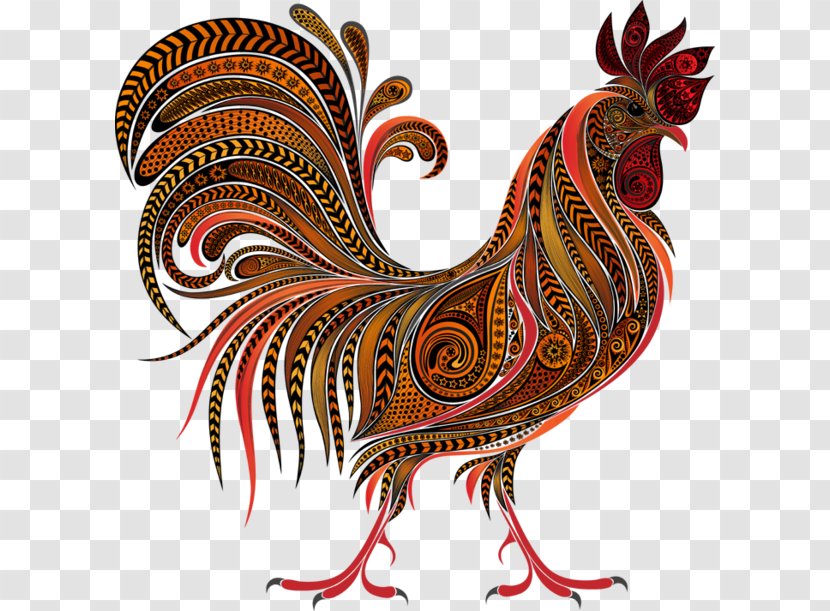 Rooster Chinese New Year Clip Art - Zodiac - China Wind Transparent PNG