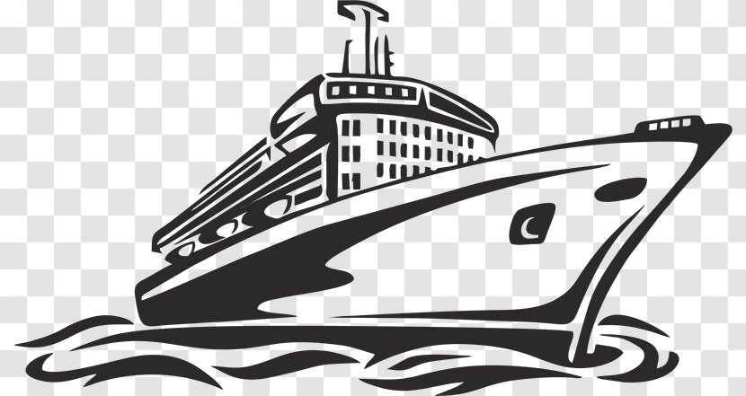 Cruise Ship Clip Art Book Illustration - Watercraft Transparent PNG