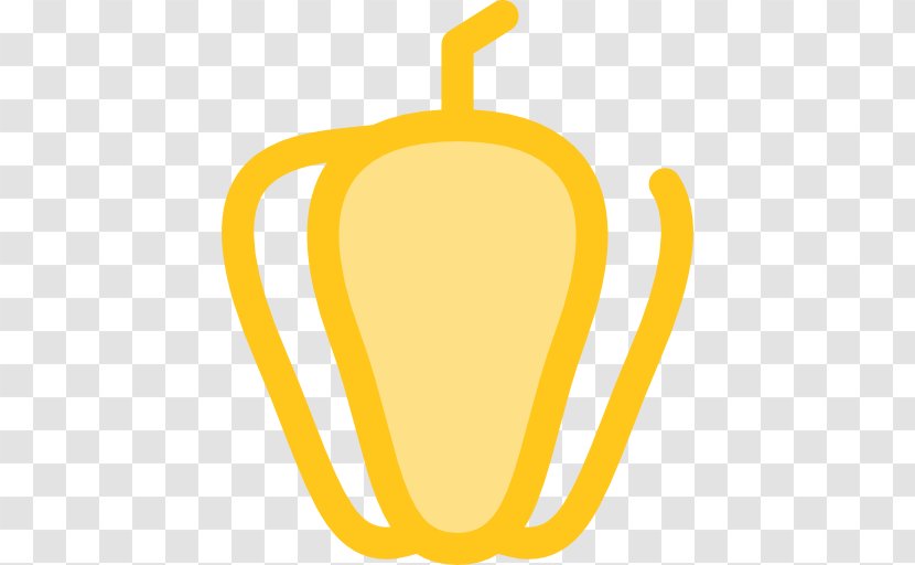 Line Clip Art - Cup - Yellow Bell Pepper Transparent PNG