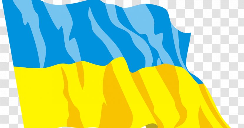 Flag Of Ukraine Clip Art Image - Ucrania Transparent PNG