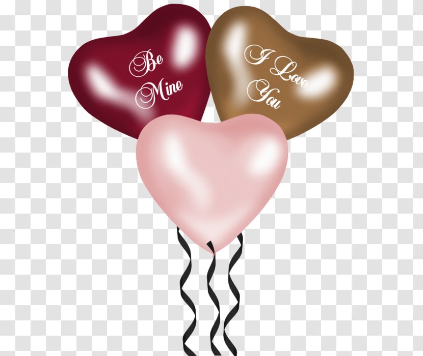 Valentines Day Heart - Balloon - Party Supply Transparent PNG