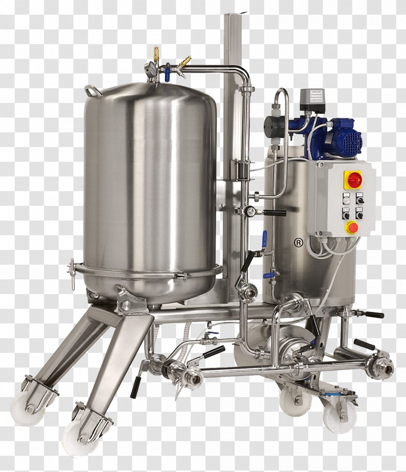 Beer Diatomaceous Earth Cross-flow Filtration Rotary Vacuum-drum Filter - Pasteurisation Transparent PNG