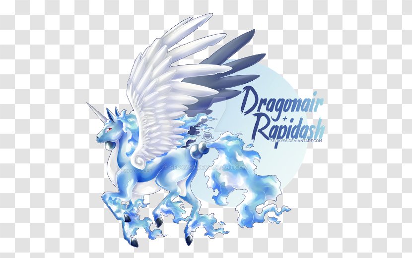 Pokémon X And Y Rapidash Dragonair Pokédex - Unicorn Transparent PNG