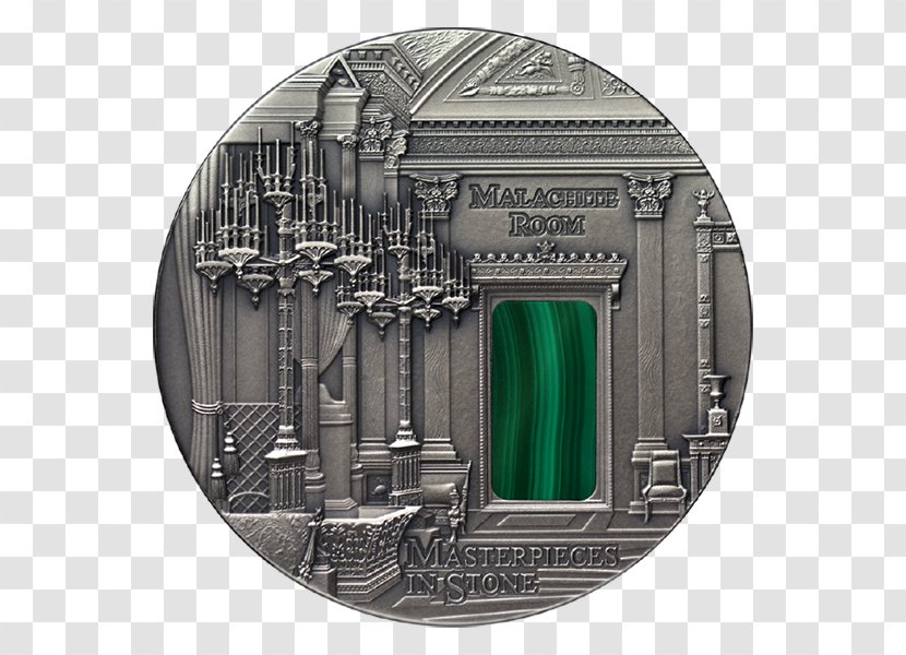 Silver Coin Malachite Room Of The Winter Palace Proof Coinage Transparent PNG