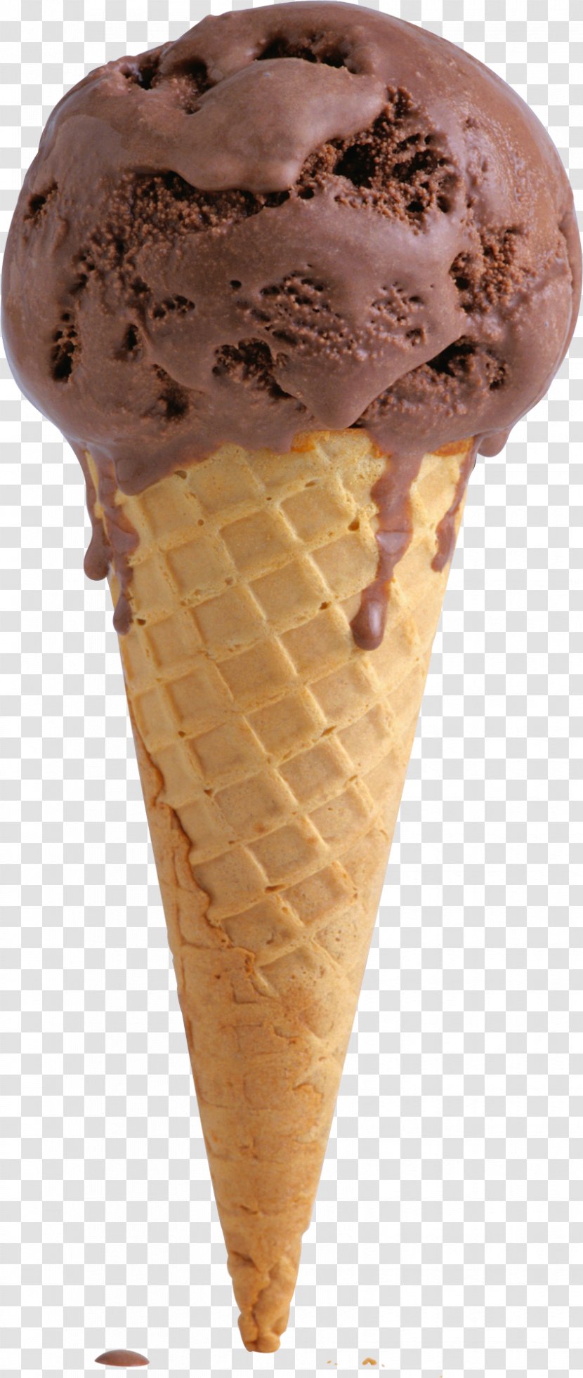 Ice Cream Cones Milkshake Chocolate Truffle - Sundae Transparent PNG