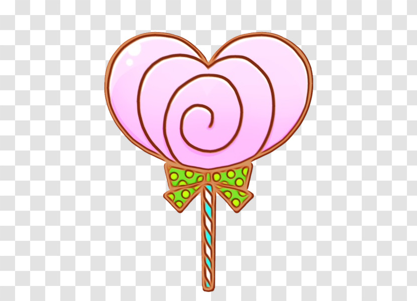 Stick Candy Lollipop Heart Confectionery Candy Transparent PNG