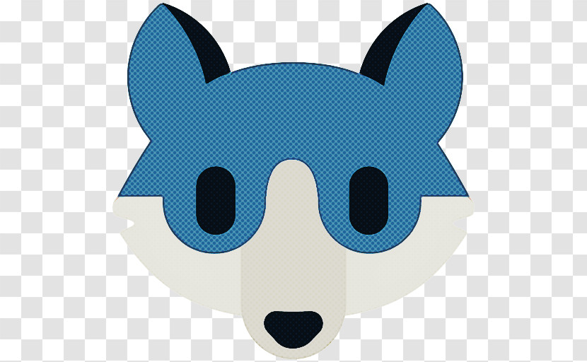 Blue Head Nose Cartoon Snout Transparent PNG