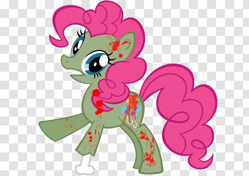 Pinkie Pie Pony Twilight Sparkle Rarity Applejack - Cartoon - Unicorn Ear Transparent PNG