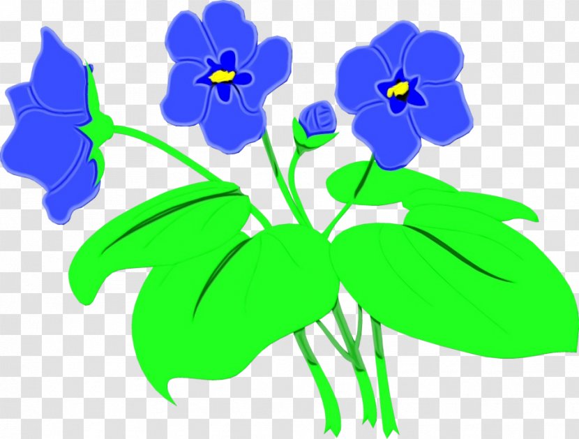 Flower Plant Petal Pedicel Dayflower - Wildflower Transparent PNG
