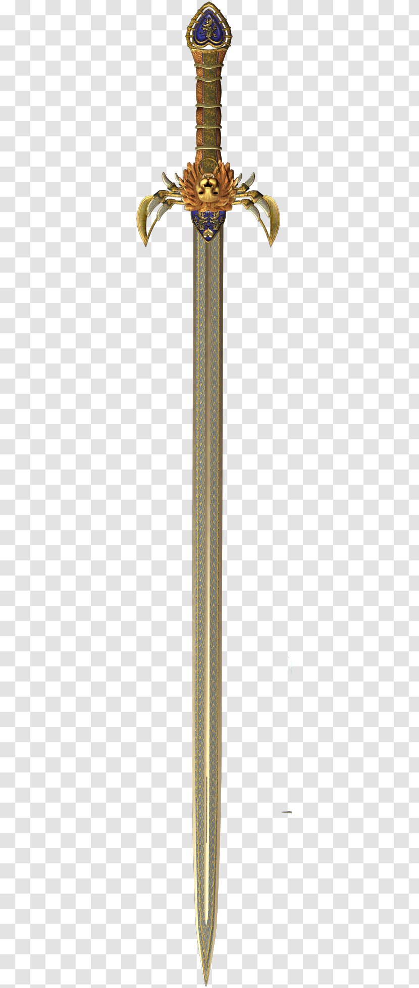 Sabre Sword Weapon Dagger - Sapphire Decorative Transparent PNG