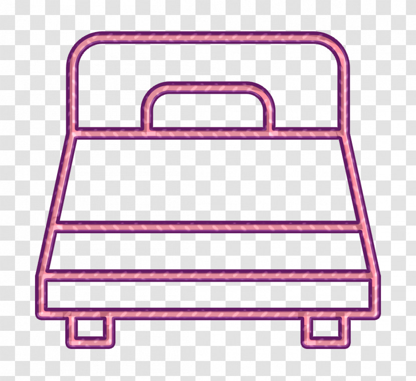 Interiors Icon Bed Icon Transparent PNG