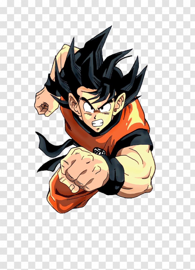 Goku Character Display Device - Silhouette Transparent PNG