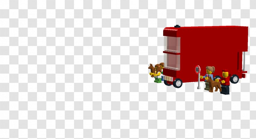 LEGO Desktop Wallpaper Font - Red - London Bus Transparent PNG