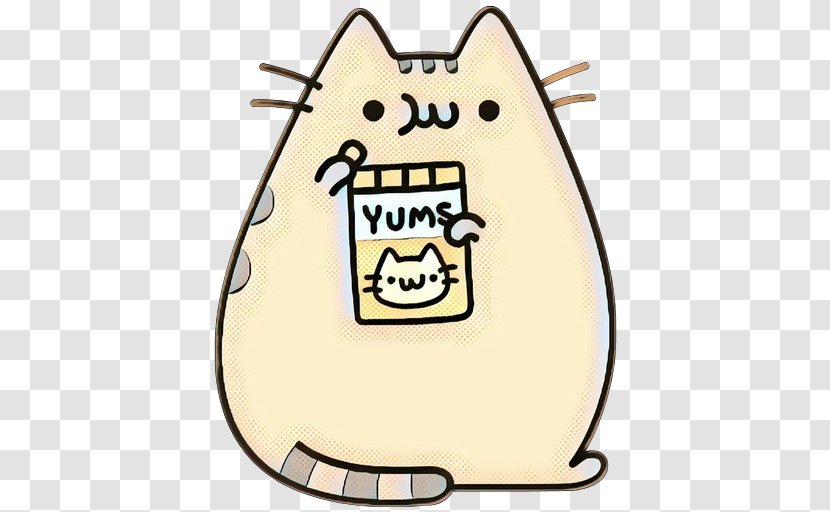 Pusheen Sticker The Grinning One Fade To Black - Film - Telegram Transparent PNG