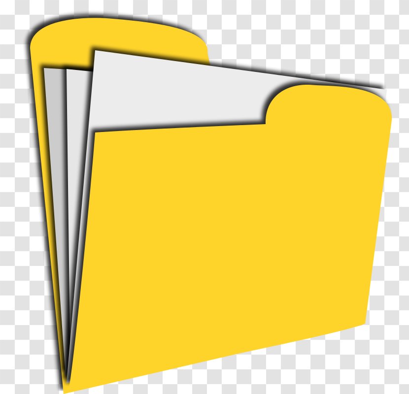 Paper Document Clip Art - Yellow Transparent PNG
