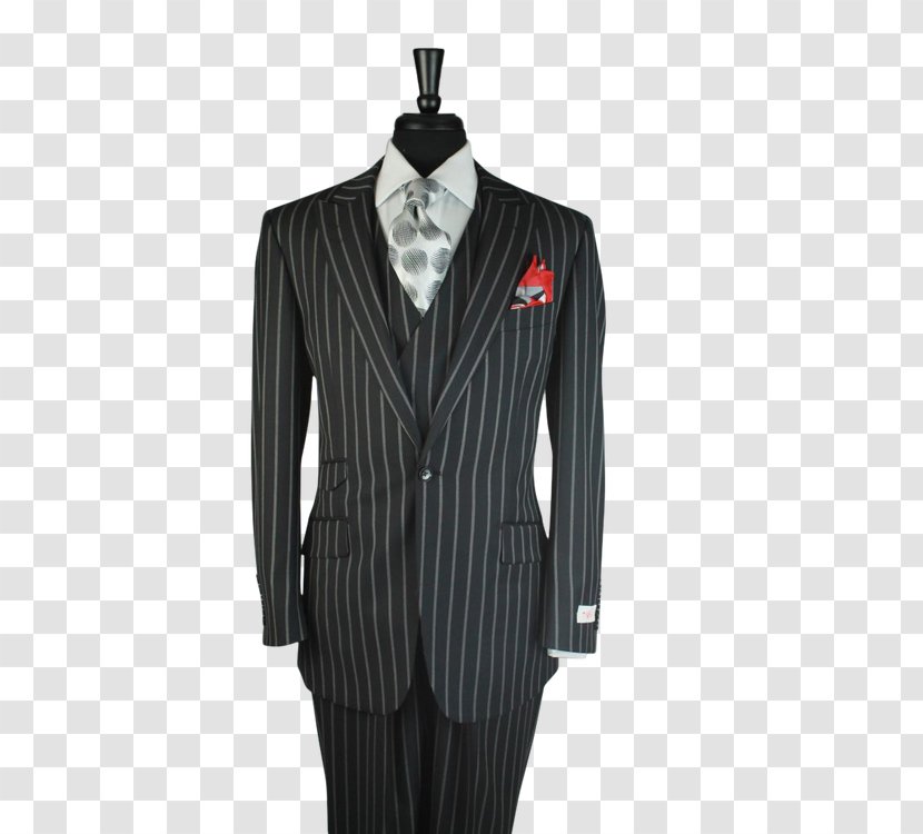 Tuxedo Suit Pin Stripes Black Blazer Transparent PNG