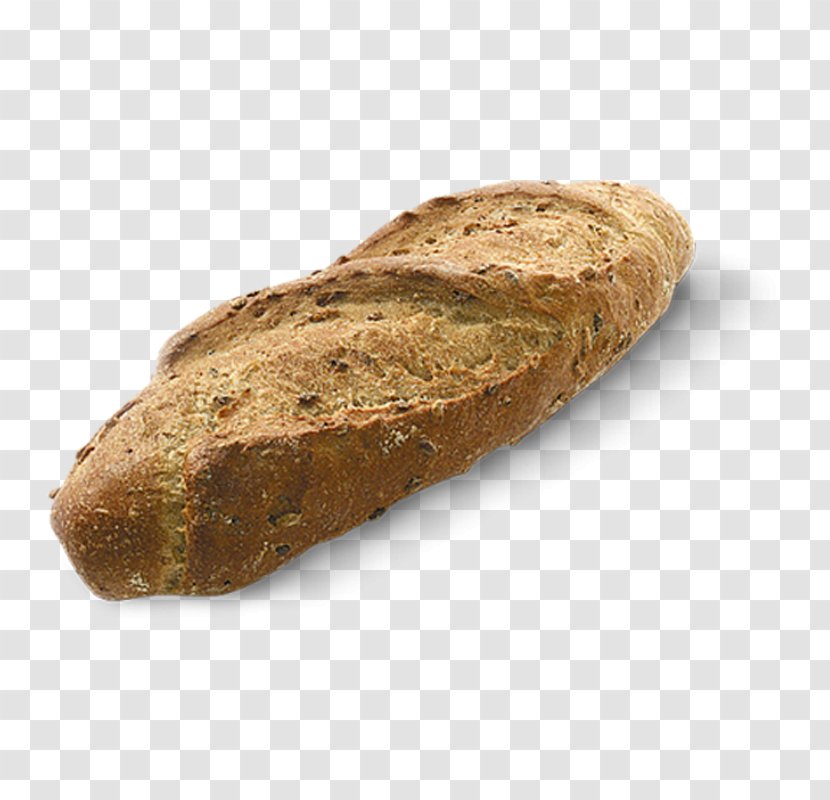 Rye Bread Baguette Brown Sourdough - Pastry Transparent PNG