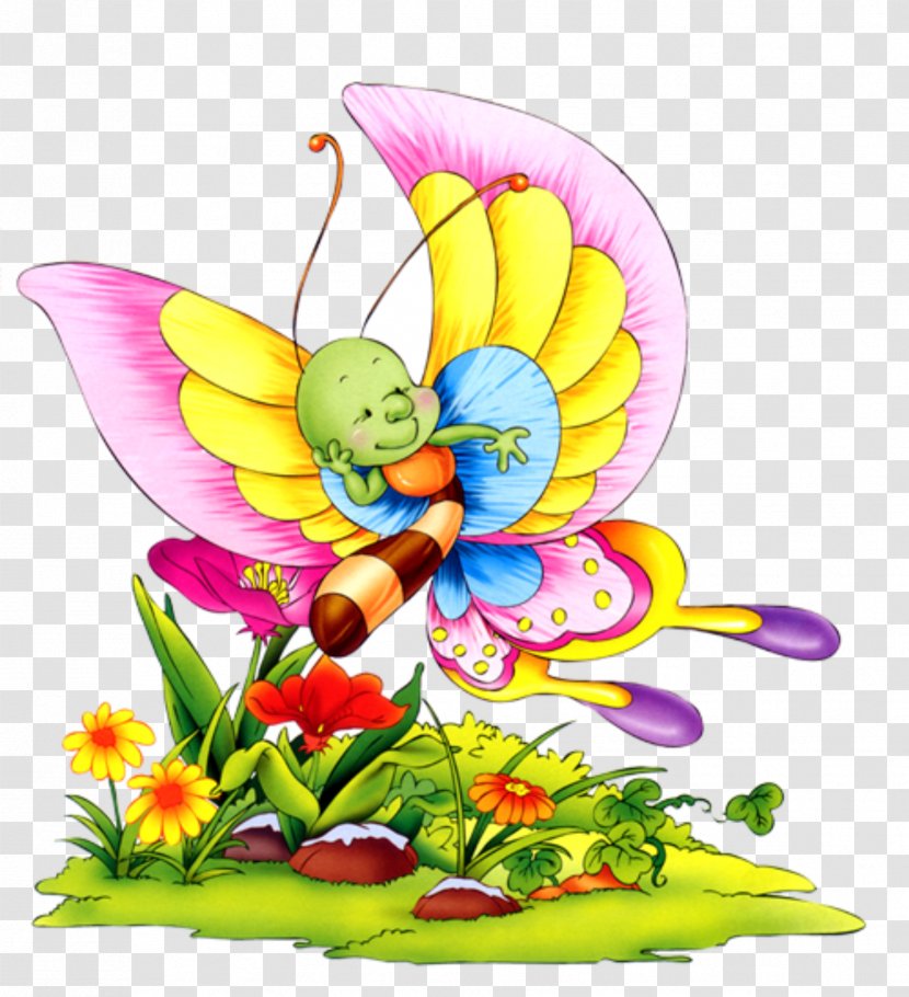 Butterfly Clip Art - Flower - Cartoon Elf Transparent PNG