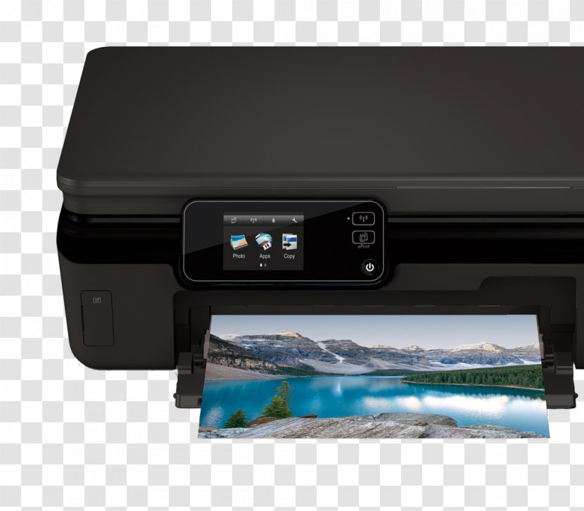 Hewlett-Packard Multi-function Printer HP Photosmart 5520 - Canon - Tablet Printing Transparent PNG
