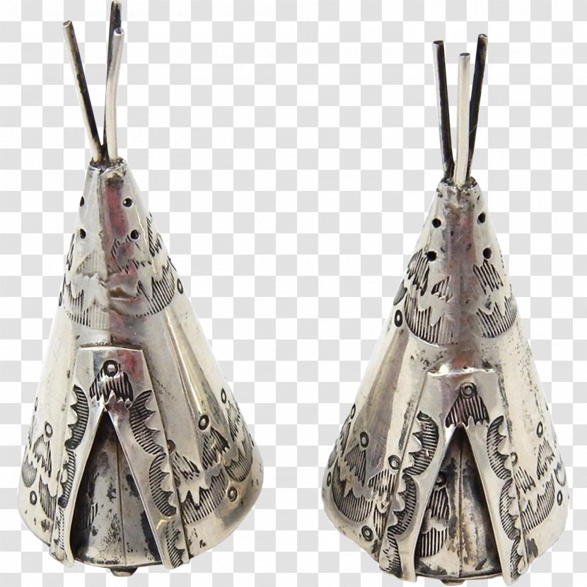 Silver Christmas Ornament Jewellery - Teepee Transparent PNG
