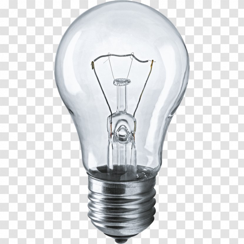 Incandescent Light Bulb Edison Screw General Electric Light-emitting Diode A-series - Watt - Lamp Transparent PNG