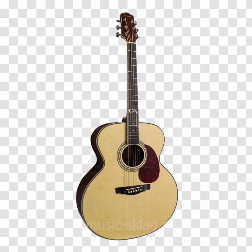 Steel-string Acoustic Guitar Acoustic-electric Cutaway - Cartoon Transparent PNG