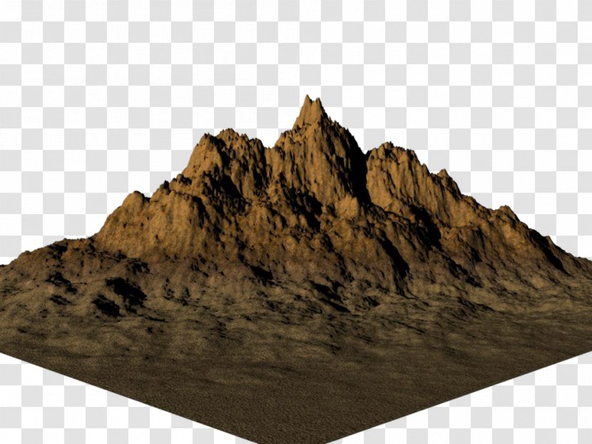 Wood Brown - Mountain Picture Transparent PNG
