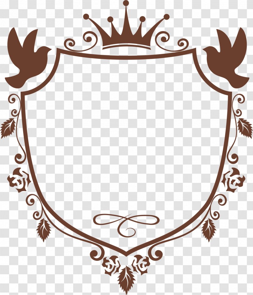 Coffee Crown Shield - Network Element Transparent PNG