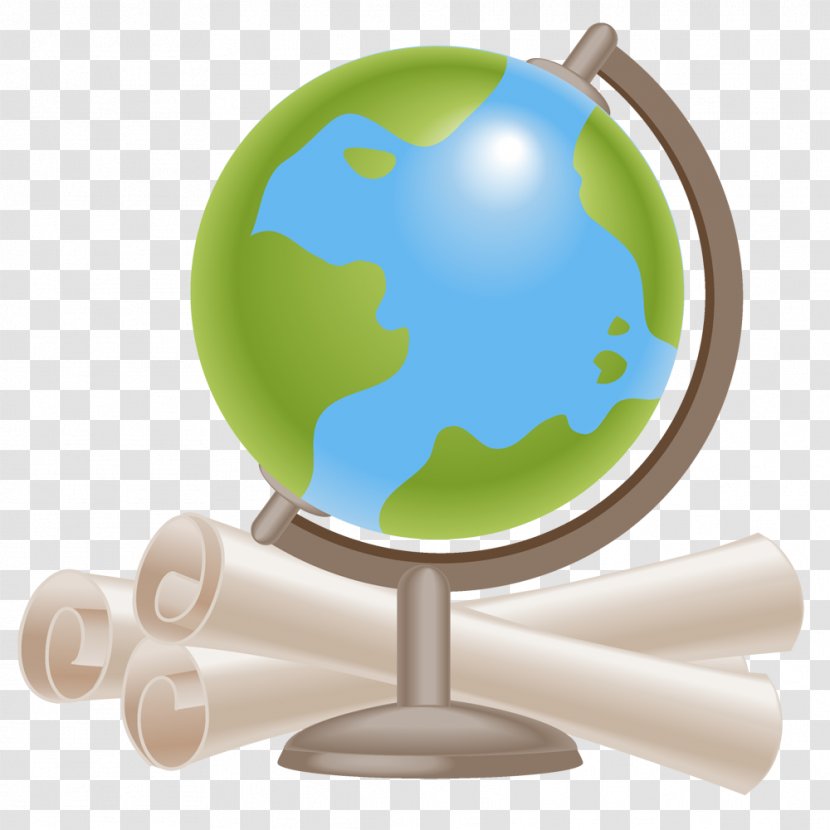 Globe World Map Earth - Human Behavior Transparent PNG