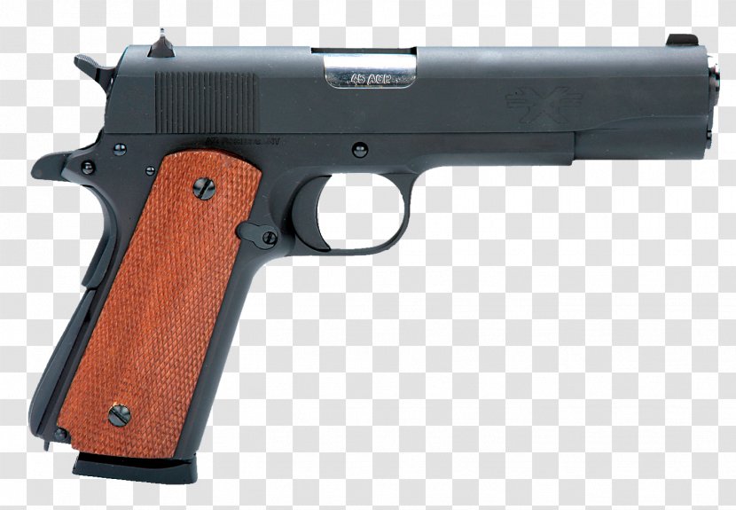 .45 ACP M1911 Pistol Military Semi-automatic Firearm - Automatic Colt Transparent PNG