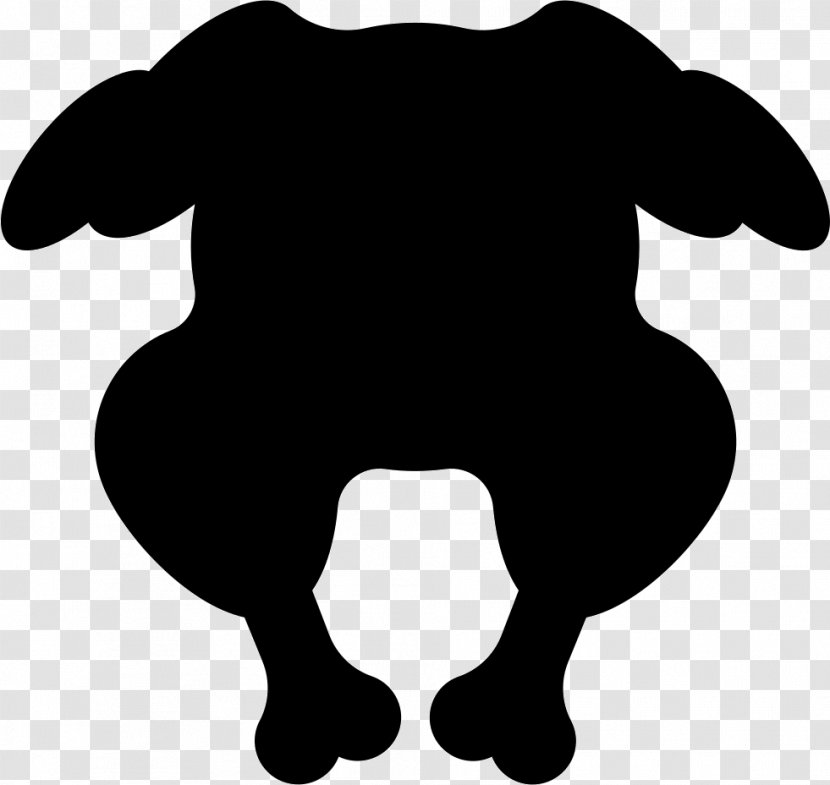 Canidae Cattle Mammal Clip Art Dog - Black And White Transparent PNG