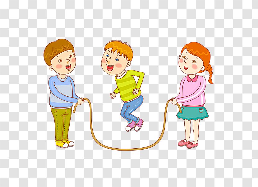 Skipping Rope - Happiness - Kids Transparent PNG