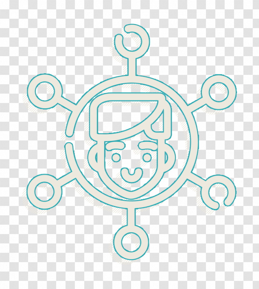 Human Resources Icon Link Icon Networking Icon Transparent PNG