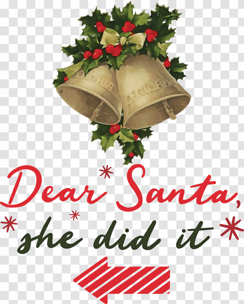 Dear Santa Santa Claus Christmas Transparent PNG