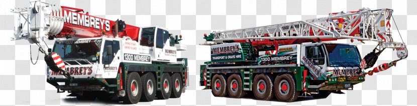 Vehicle Recreation - Mobile Crane Transparent PNG