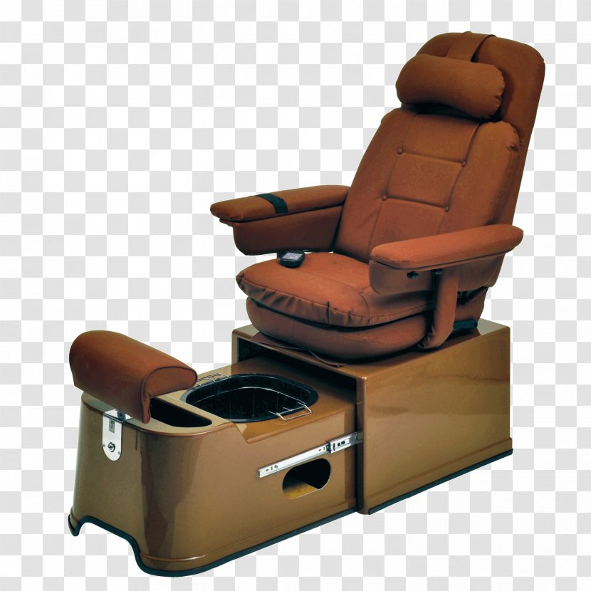 Recliner Massage Chair Pedicure Day Spa Transparent PNG