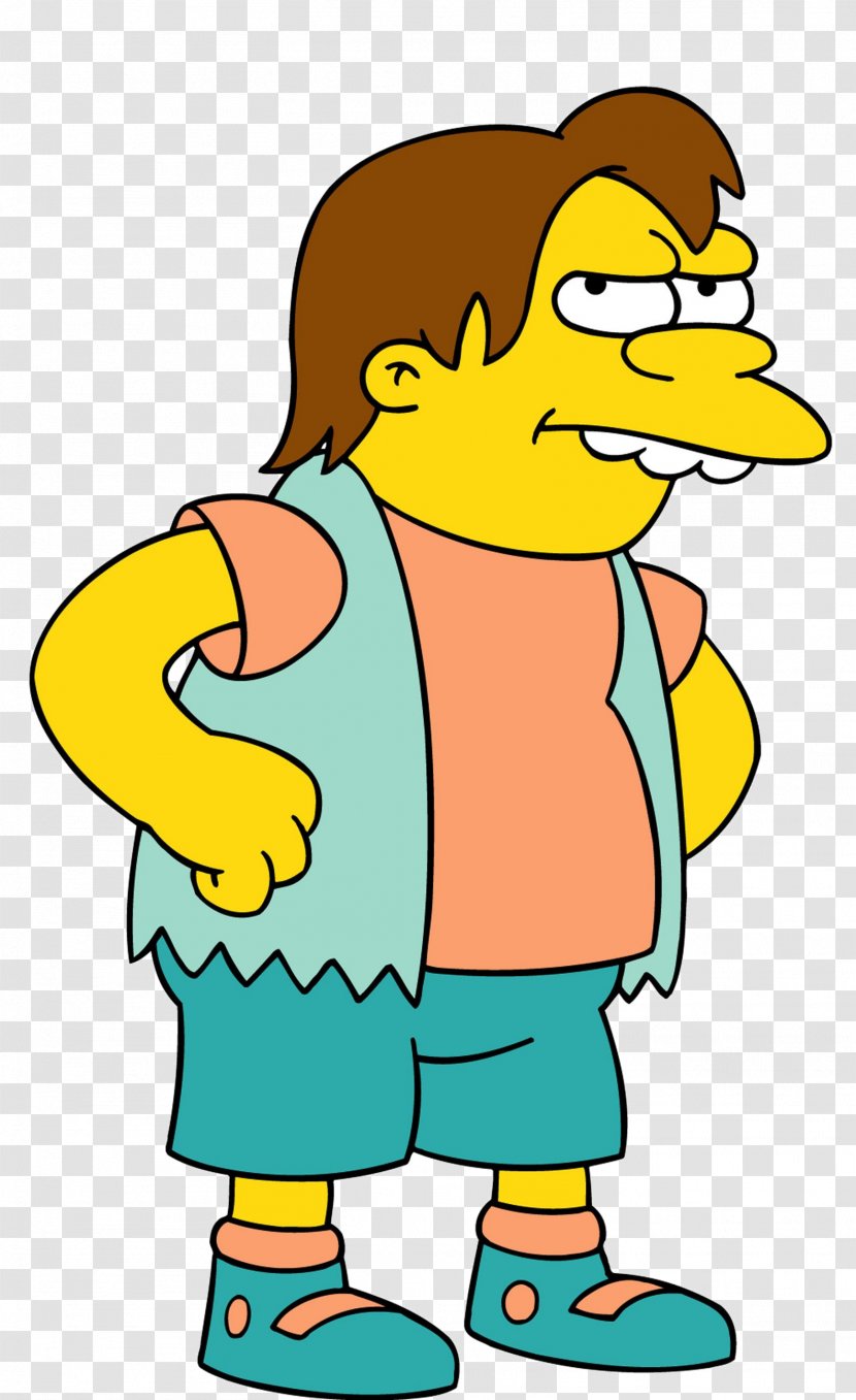 Nelson Muntz Bart Simpson Milhouse Van Houten Marge Barney Gumble - Simpsons Season 19 Transparent PNG