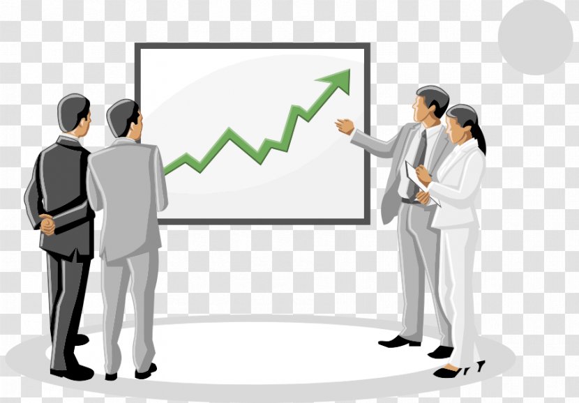 Businessperson Advertising Cartoon - Communication - Vector Business Meeting A Few People Transparent PNG