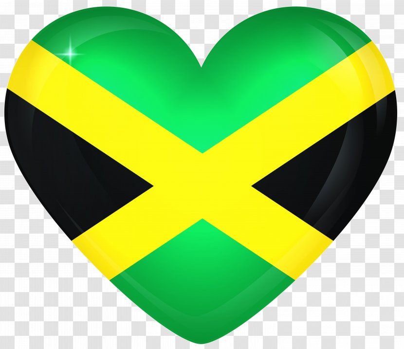 Flag Of Jamaica Clip Art - Jamaican Cliparts Transparent PNG