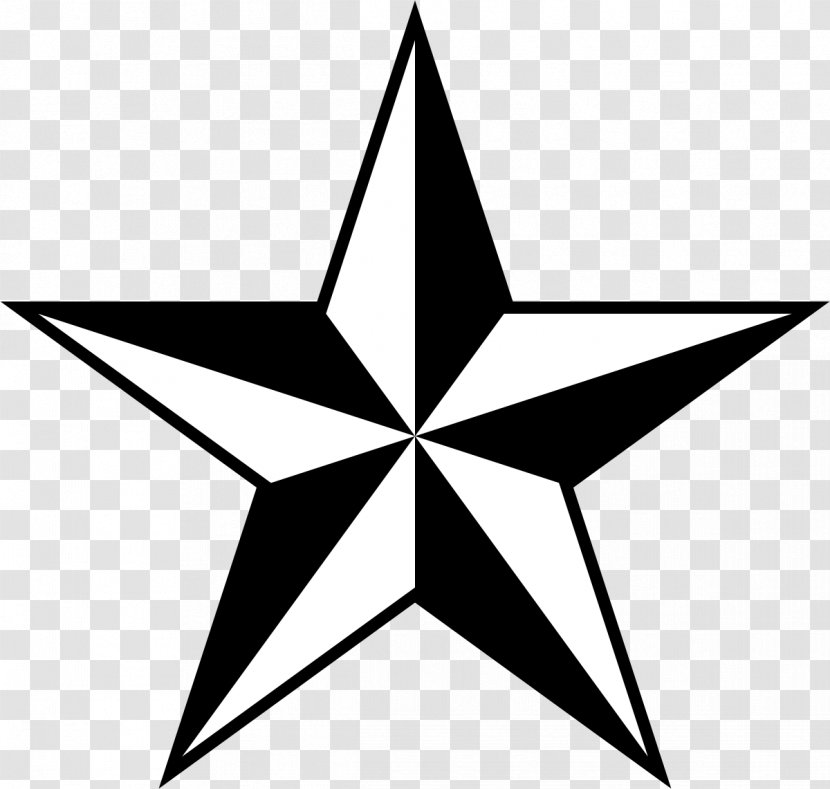 Nautical Star Sailor Tattoos Symbol Decal - Symmetry Transparent PNG
