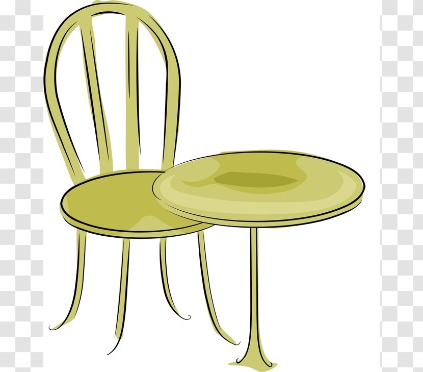 Table Chair Oval Transparent PNG