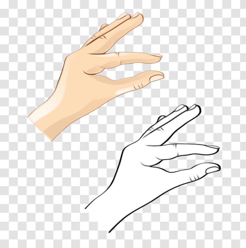 Thumb Finger - Skin - Drawing Sign Language Transparent PNG