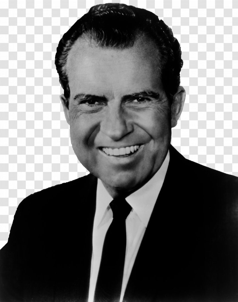 Richard Nixon California M. Nixon: America's 37th President Watergate Scandal Republican Party Presidential Primaries, 1968 - Monochrome - Portrait Transparent PNG