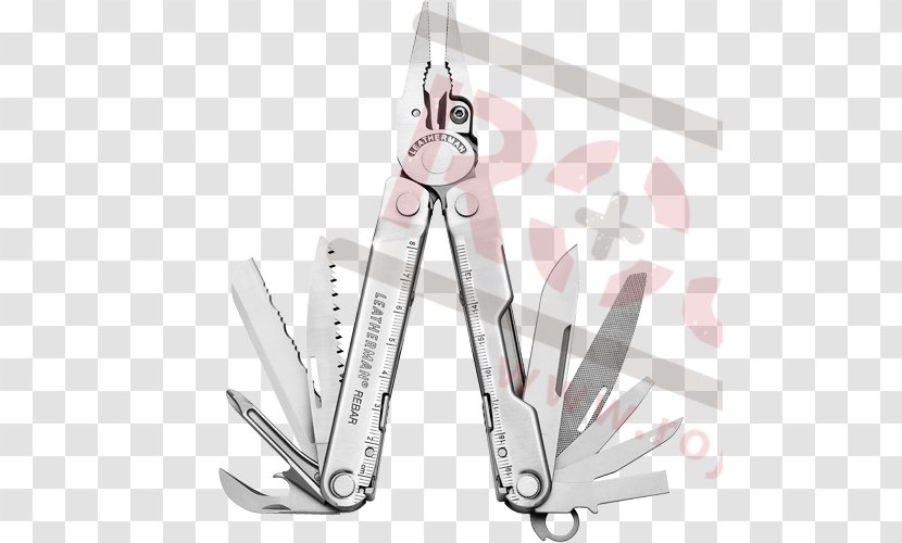 Multi-function Tools & Knives Leatherman Rebar Stainless Steel - Scissors - Multi-tool Transparent PNG