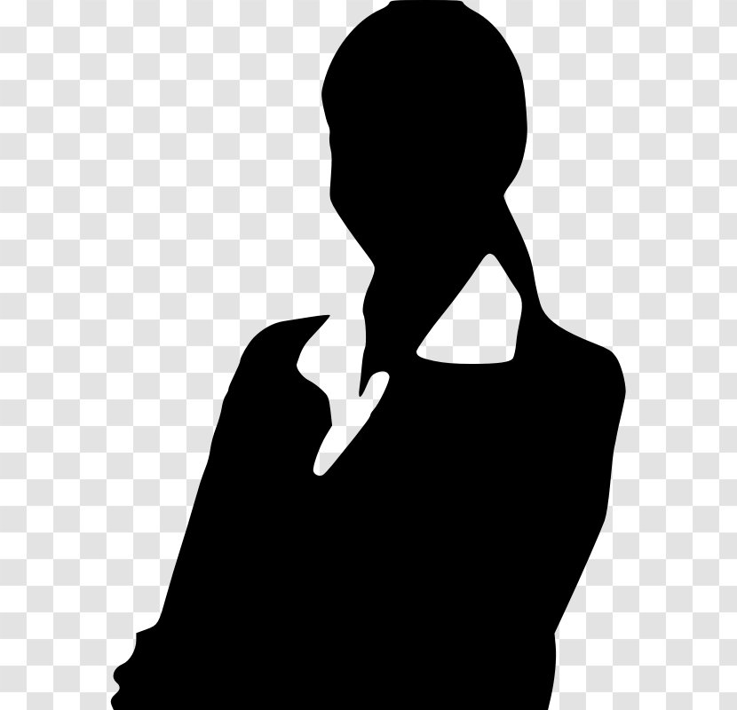 Silhouette Woman Clip Art - Wikimedia Commons - Profession Transparent PNG