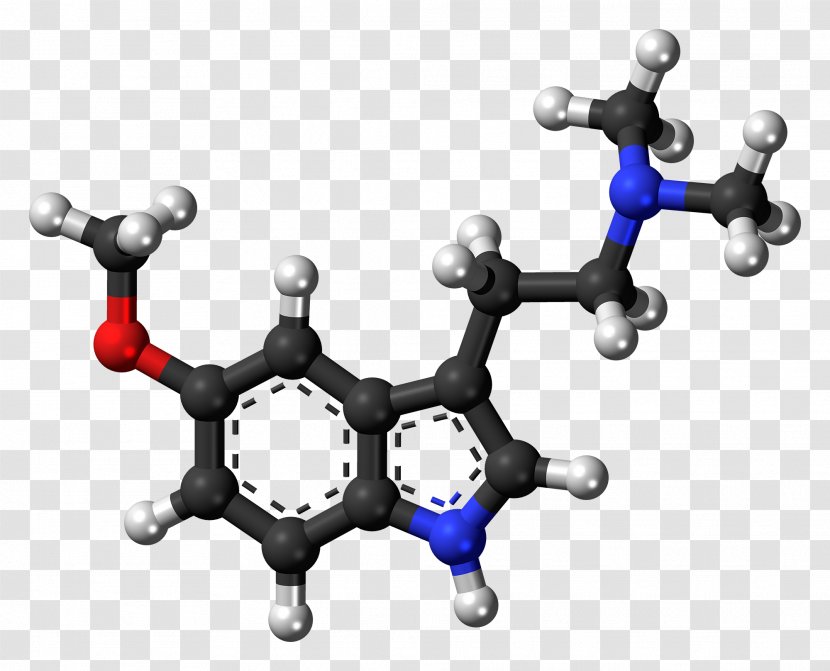 Psilocybin Mushroom Molecule N,N-Dimethyltryptamine Drug - Chemical Formula - 5meodmt Transparent PNG