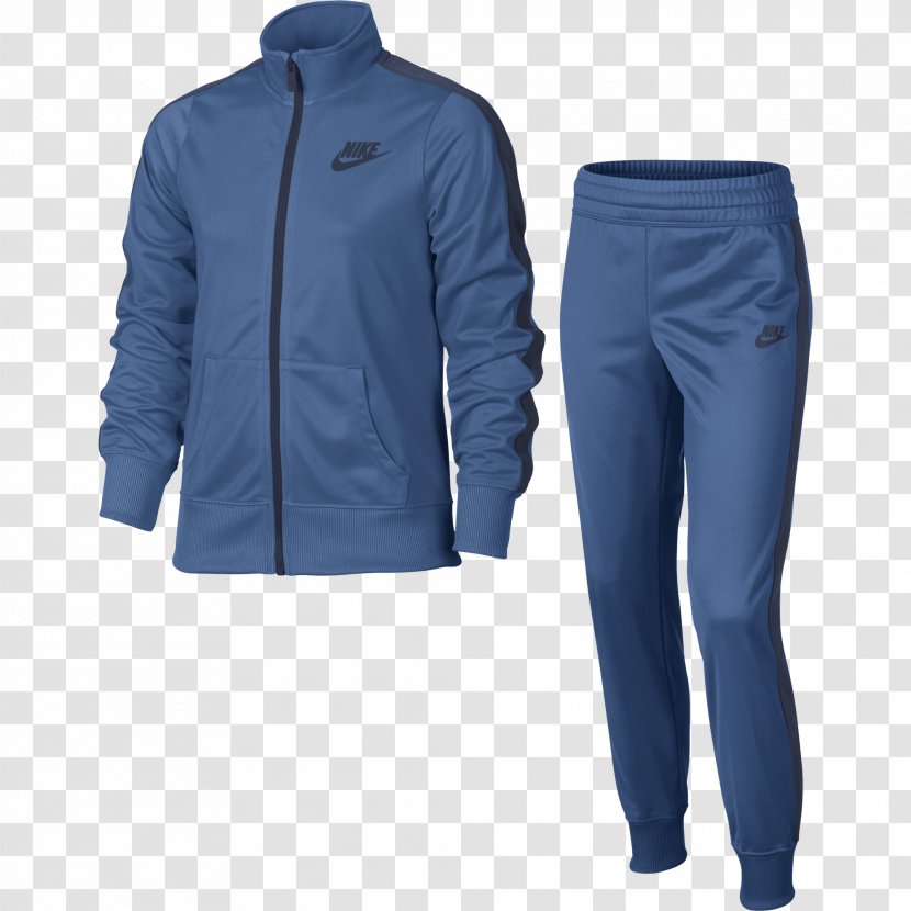 Tracksuit Blue Adidas Clothing Nike - Zipper Transparent PNG