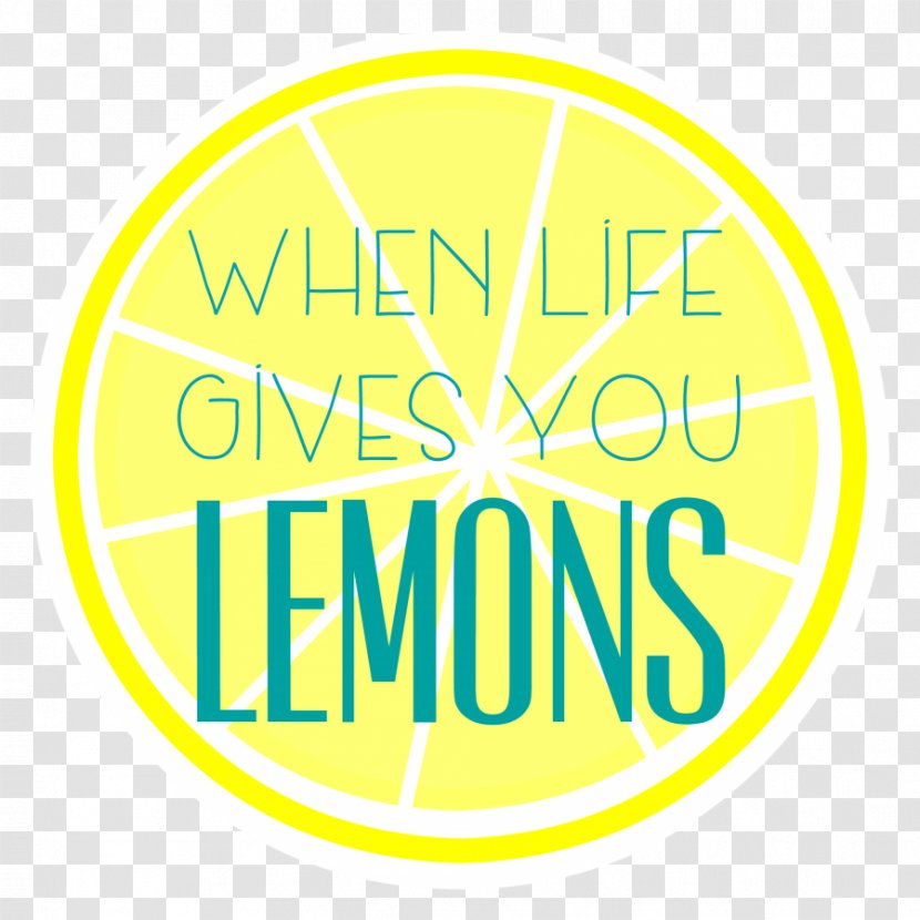 When Life Gives You Lemons, Make Lemonade Sour Vitamin - Symbol Transparent PNG