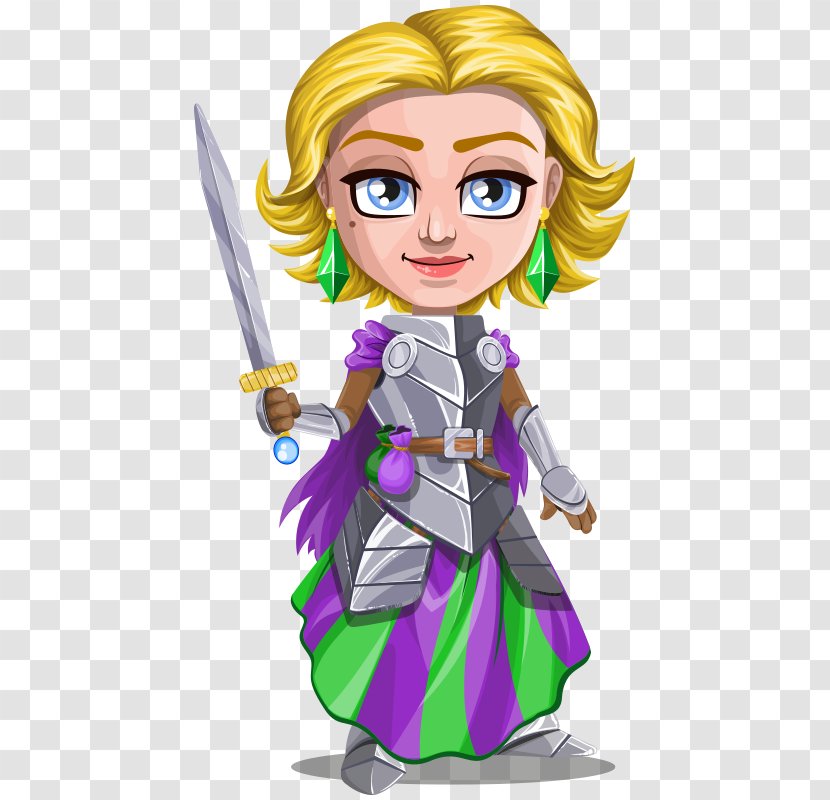 Clip Art Openclipart Knight Image Vector Graphics - Frame - Woman Warrior Transparent PNG